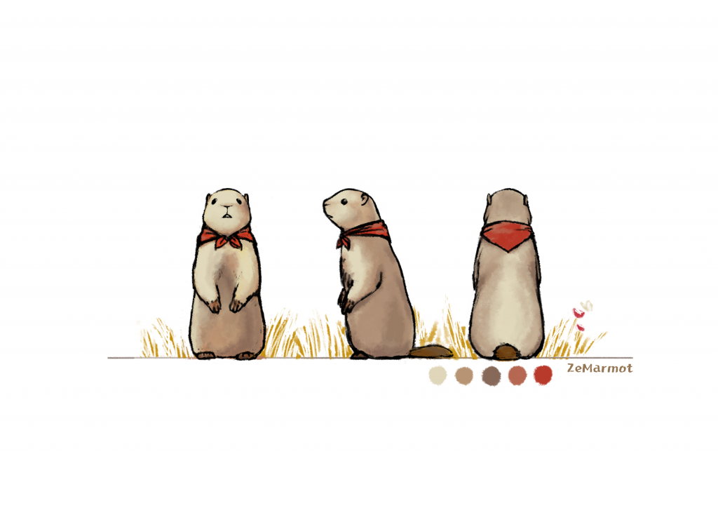 Marmot: character design 3